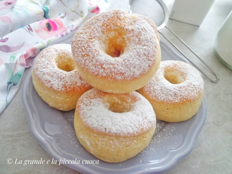 Pieczone donuts