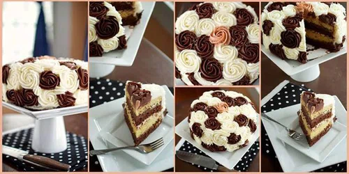 Dekoracje - cudowny tort