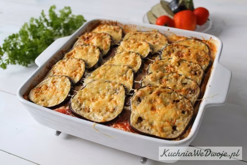 Zapiekanka makaronowa z ricottą i bakłażanem