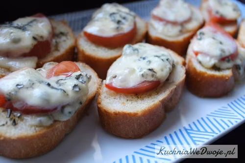 Bruschetta z serem pleśniowym