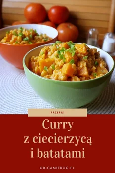 Curry z ciecierzycy i batatów