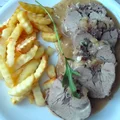 Polędwiczki wieprzowe z gruszką i gorgonzolą