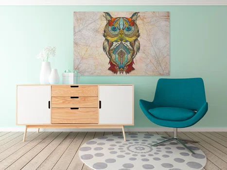 Leśne mądrości - nowoczesny obraz na płótnie