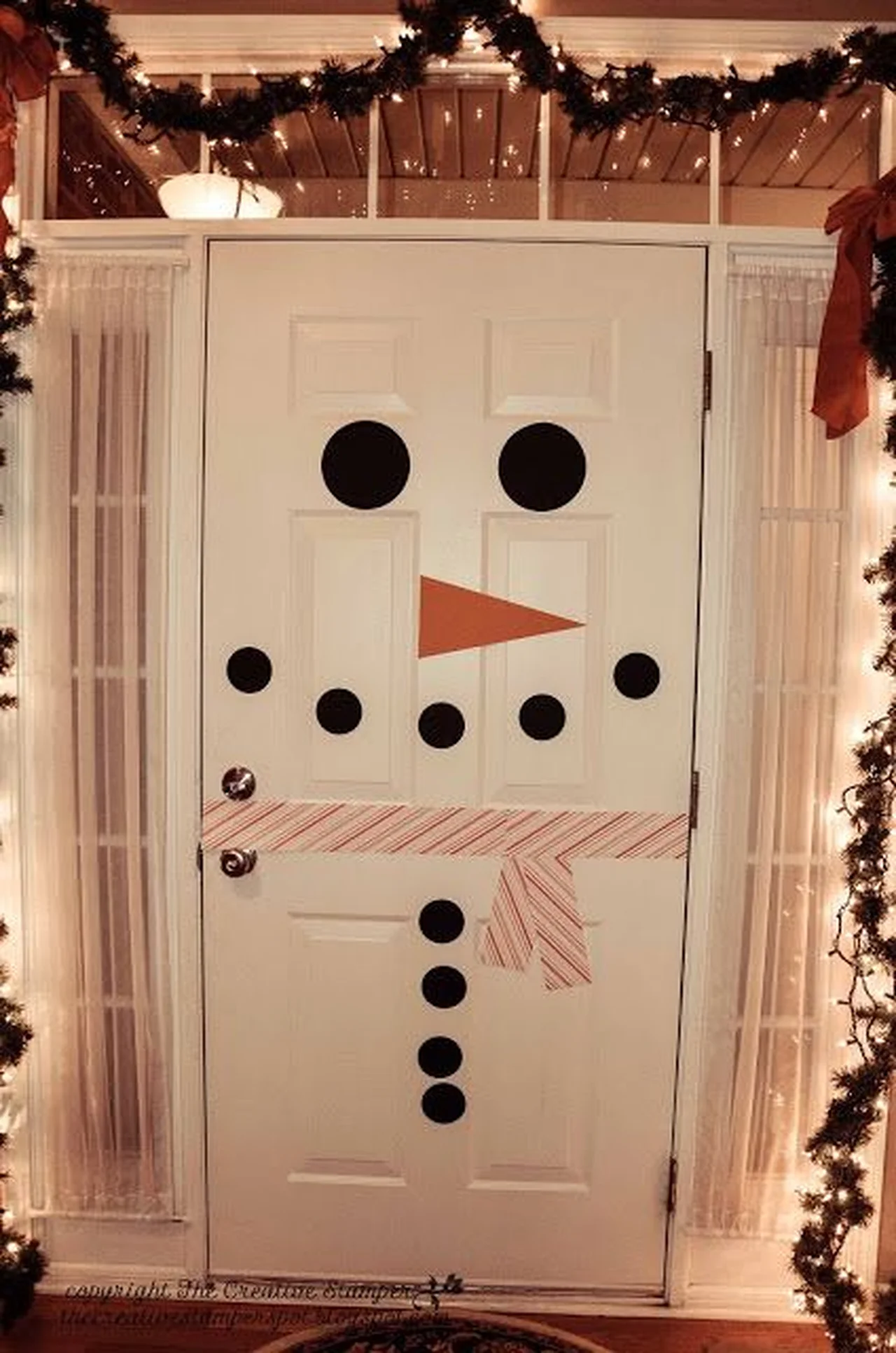 Dekoracje na drzwi - Boże Narodzenie