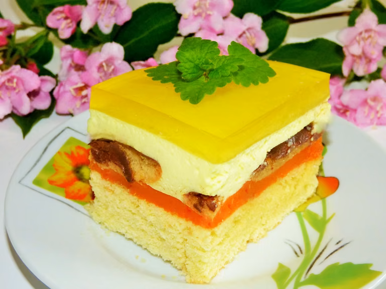 Ciasto z Kubusiem i delicjami