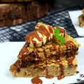 Jaglanka pieczona z bananami