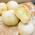 Pieczone Pączki z Budyniem