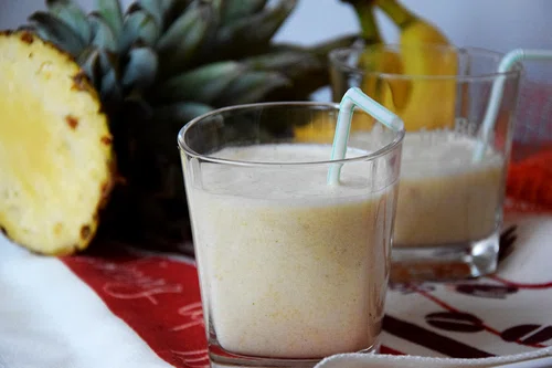 Odchudzający koktajl ananas- banan :) Tylko 200 kcal!