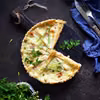 Tarta z groszkiem i marchewką