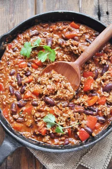 Chili con carne z chorizo