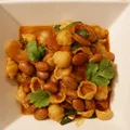 Pasta e fagioli - makaron z fasolą w pomidorach