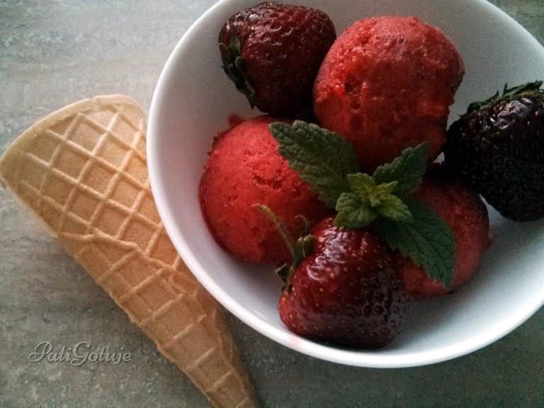 Sorbet truskawkowy