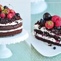TORT CZEKOLADOWY Z OWOCAMI