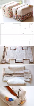 DIY- piórnik z materiału