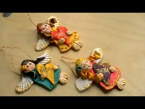 Aniołek z masy solnej