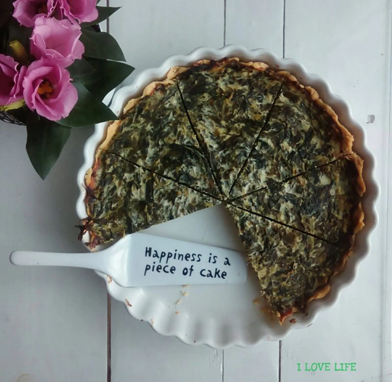 Tarta ze szpinakiem i pancettą