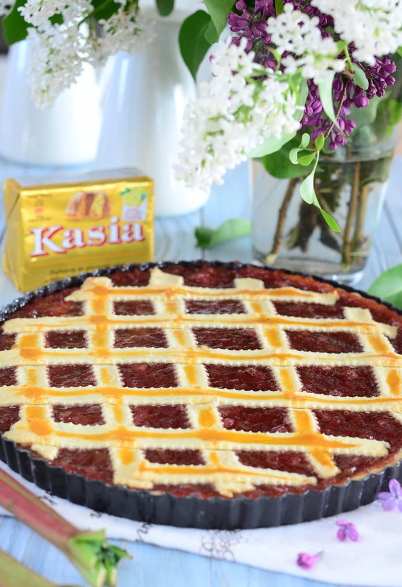 Tarta z rabarbarem