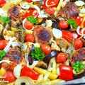 Kefirowe udka pieczone z warzywami
