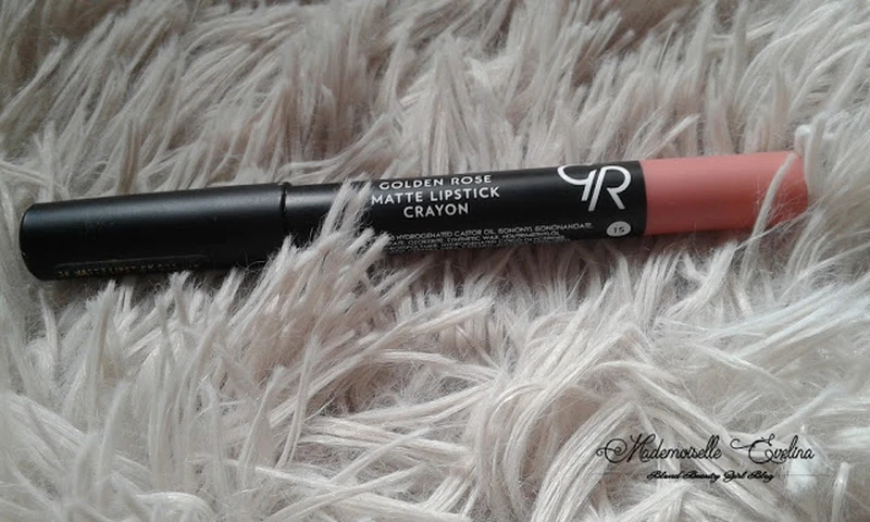 MATTE CRAYON LIPSTICK - MATOWA POMADKA DO UST W KREDCE - GOLDEN ROSE ODCIEŃ 15