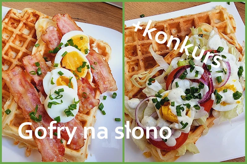 Konkurs + Przepis na Gofry serowe na słono