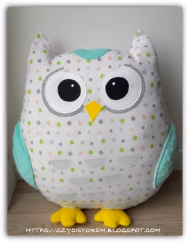 DIY - Poduszka przytulanka, czyli Sowa mądra głowa!