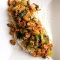 Owoce morza z kapustą pak choi