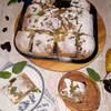 Ciasto waniliowo kakaowe z gruszkami