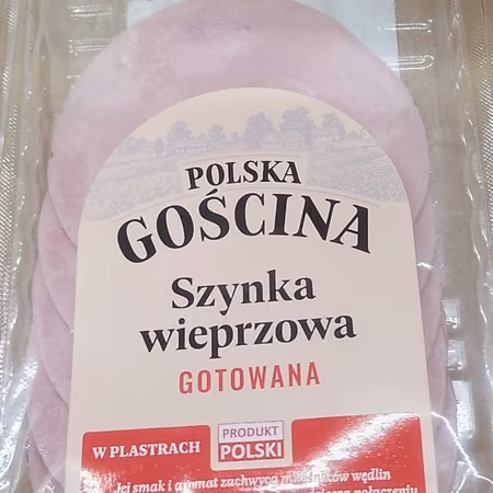 Wykrycie Listeria monocytogenes w szynce Polska Gościna 100 g — wycofanie partii 1000-188