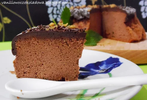 Sufletowy sernik podwójnie czekoladowy (gluten free)