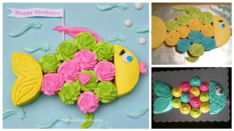 Rybka z muffinek