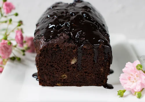 Bananowe, wilgotne ciasto czekoladowe