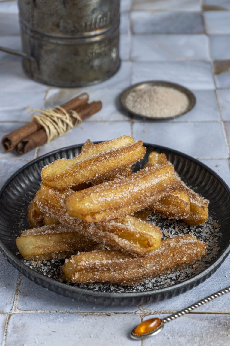 Churros z cynamonem