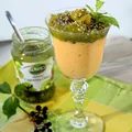 Kasza manna z dynią, agrestem i kiwi