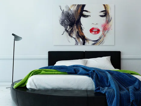 Gra zmysłów - nowoczesny obraz na płótnie