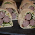 Tortilla z kabanosem