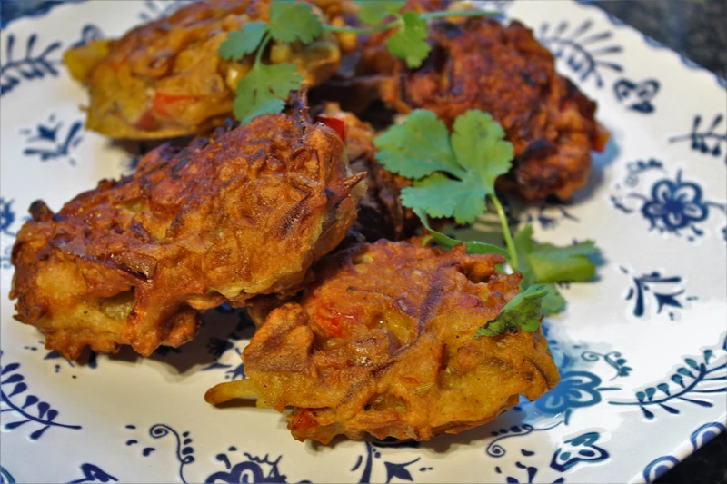 Hinduskie, warzywne 'placuszki' Pakora