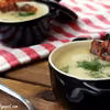 Zupa ziemniaczano-porowa na boczku