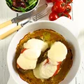 Pieczone piersi kurczaka z pesto, pomidorami i mozarellą