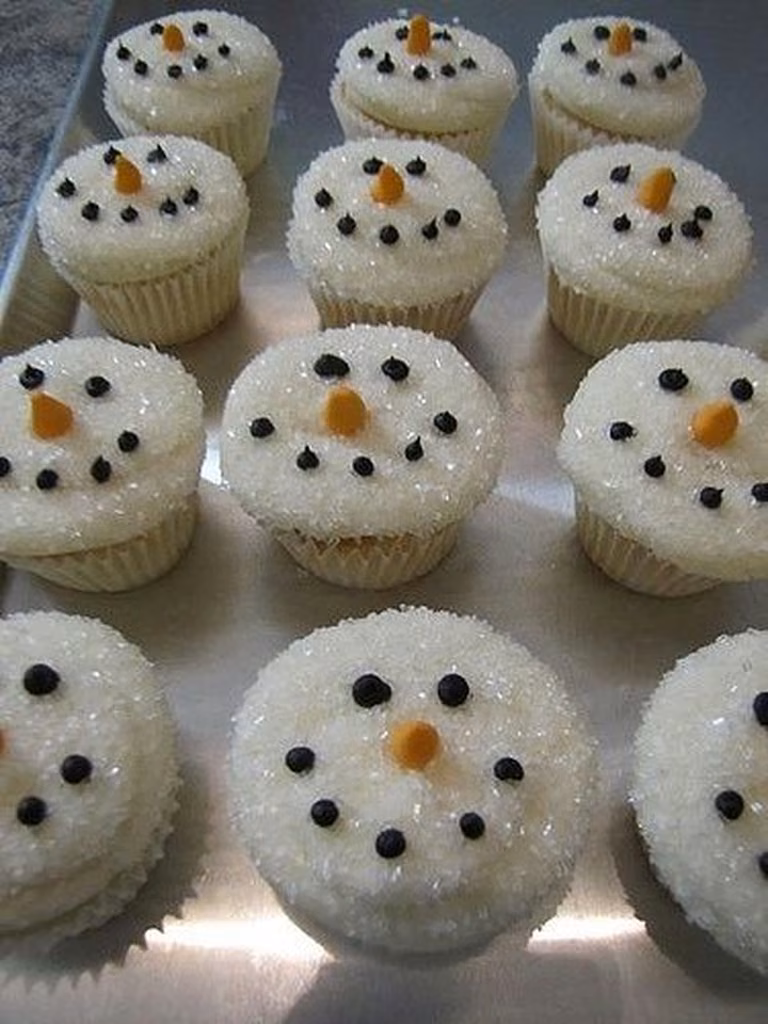 Muffinkowe bałwanki