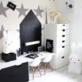 Czarno- biały pokój dziecka