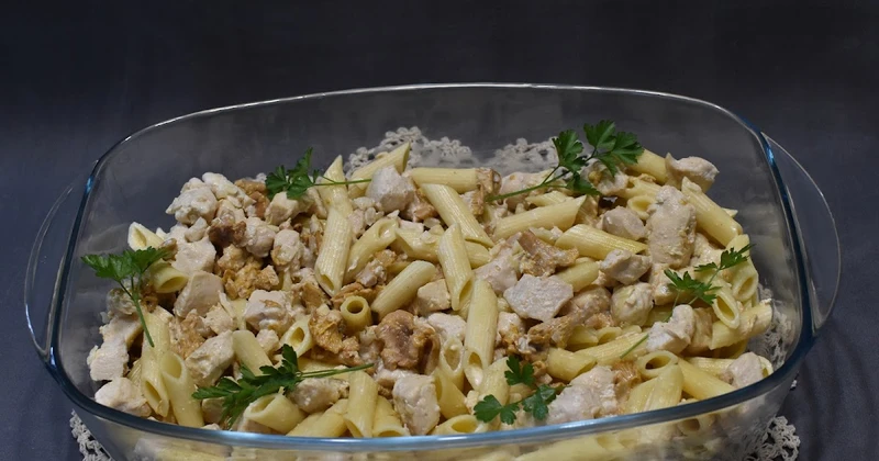 Makaron Penne z kurkami