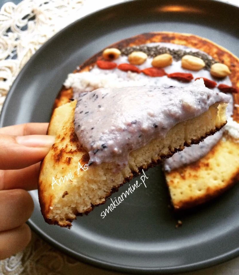 Placek kokosowy z patelni