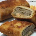 Krokiety z farszem pieczarkowo-ziemniaczanym