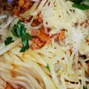 Spaghetti ze swojskim sosem