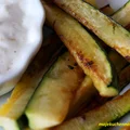 Grillowana cukinia z czosnkowym dipem