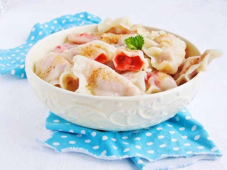 pierogi z truskawkami