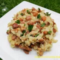 Risotto z kurkami i boczkiem