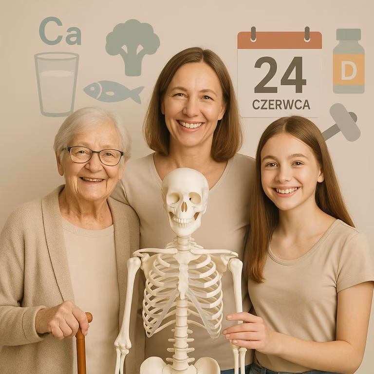 24 czerwca: Światowy Dzień Chorych na Osteoporozę – jak chronić kości przez całe życie