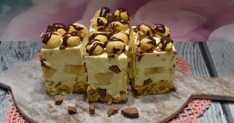 Ciasto Ptysiowy Bananowiec