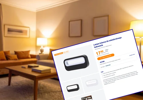 Ta lampka ścienna z Action to nowy hit klientów! Minimalistyczny wygląd, bez kabli i wtyczek, a cena 17,99 zł wymiata